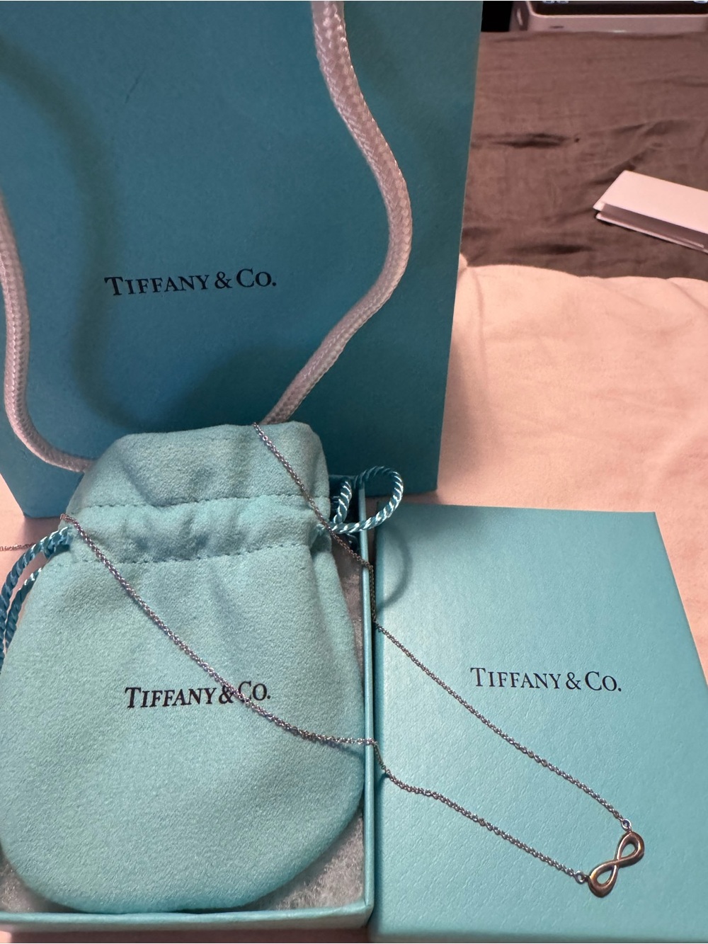 Tiffany & Co infinity necklace